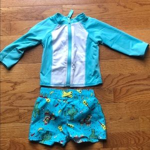 Cat and jack swim trunks at top